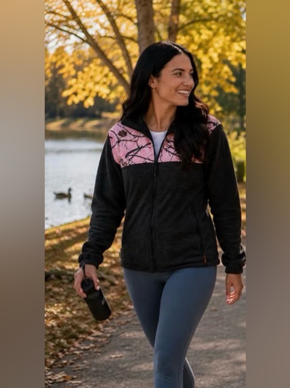 TrailCrest/ woman’s M/ Soft fleece Long Sleeve Full Zip Jacket Coat